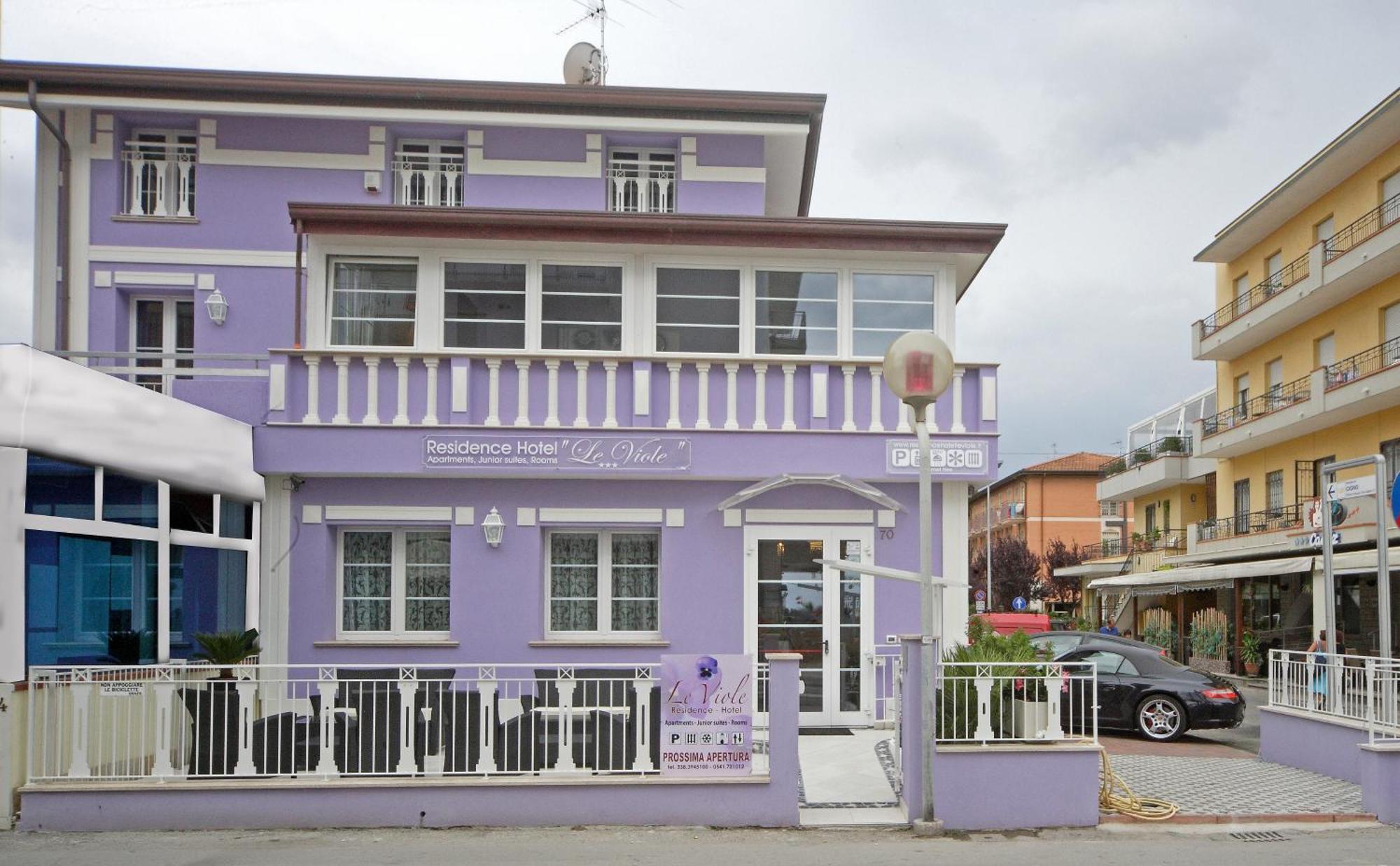 Residence Hotel Le Viole Rimini Buitenkant foto